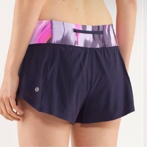 Lululemon Athletica Light As Air Shorts in Purple Mirage